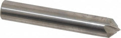 Accupro - 1/2" Diam 4 Flute Single End Solid Carbide Chamfer Mill - Eagle Tool & Supply