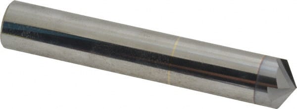 Accupro - 1/2" Diam 4 Flute Single End Solid Carbide Chamfer Mill - Eagle Tool & Supply