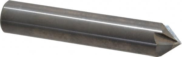 Accupro - 3/4" Diam 4 Flute Single End Solid Carbide Chamfer Mill - Eagle Tool & Supply