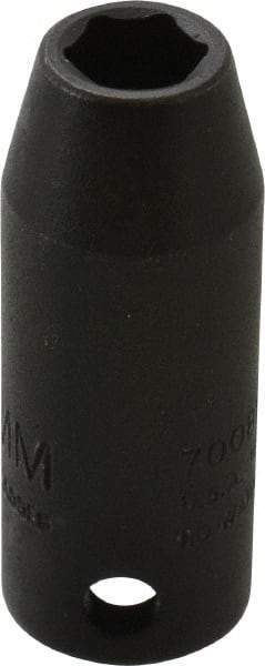 Proto - 3/8" Drive 8mm Deep Thin Wall Impact Socket - 6 Points, 2" OAL - Eagle Tool & Supply