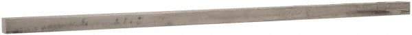 Value Collection - 12" Long x 3/8" High x 3/8" Wide, Plain Key Stock - Stainless Steel - Eagle Tool & Supply