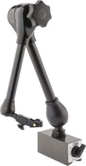 Noga - 286 Lb Magnetic Force, Fine Adjustment Indicator Positioner & Holder with Base - Articulated Arm, Rectangular Base, 55mm Base Height, 120mm Base Length, 50mm Base Width - Eagle Tool & Supply