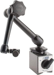 Noga - 175 Lb Magnetic Force, Fine Adjustment Indicator Positioner & Holder with Base - Articulated Arm, Rectangular Base, 55mm Base Height, 60mm Base Length, 50mm Base Width - Eagle Tool & Supply