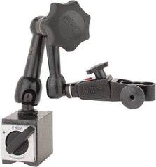 Noga - 70 Lb Magnetic Force, Fine Adjustment Indicator Positioner & Holder with Base - Articulated Arm, Rectangular Base, 35mm Base Height, 40mm Base Length, 30mm Base Width - Eagle Tool & Supply