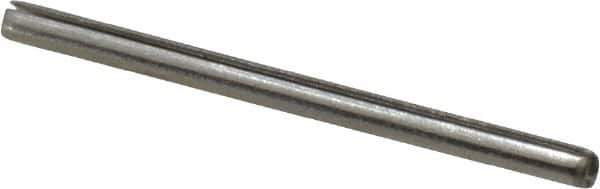 Value Collection - 1/16" Diam x 1" Long Slotted Spring Pin - Grade 18-8 Stainless Steel - Eagle Tool & Supply