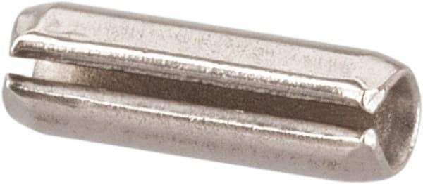 Value Collection - 5/64" Diam x 1/4" Long Slotted Spring Pin - Grade 18-8 Stainless Steel - Eagle Tool & Supply