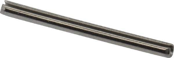 Value Collection - 5/64" Diam x 1" Long Slotted Spring Pin - Grade 18-8 Stainless Steel - Eagle Tool & Supply