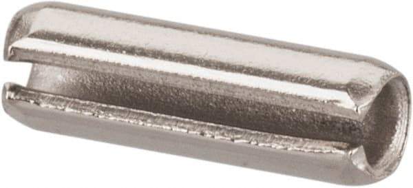 Value Collection - 3/32" Diam x 5/16" Long Slotted Spring Pin - Grade 18-8 Stainless Steel - Eagle Tool & Supply