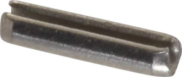 Value Collection - 3/32" Diam x 3/8" Long Slotted Spring Pin - Grade 18-8 Stainless Steel - Eagle Tool & Supply