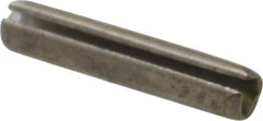 Value Collection - 3/32" Diam x 1/2" Long Slotted Spring Pin - Grade 18-8 Stainless Steel - Eagle Tool & Supply