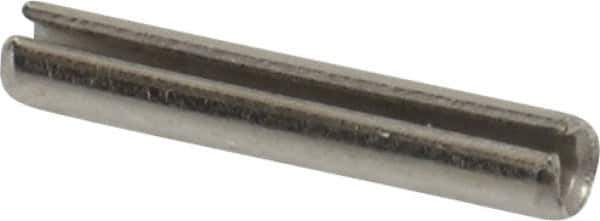 Value Collection - 3/32" Diam x 9/16" Long Slotted Spring Pin - Grade 18-8 Stainless Steel - Eagle Tool & Supply