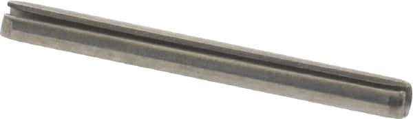 Value Collection - 3/32" Diam x 1" Long Slotted Spring Pin - Grade 18-8 Stainless Steel - Eagle Tool & Supply