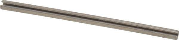 Value Collection - 3/32" Diam x 1-3/4" Long Slotted Spring Pin - Grade 18-8 Stainless Steel - Eagle Tool & Supply
