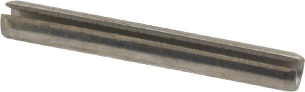 Value Collection - 1/8" Diam x 1" Long Slotted Spring Pin - Grade 18-8 Stainless Steel - Eagle Tool & Supply