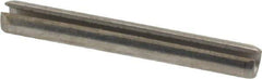 Value Collection - 1/8" Diam x 1" Long Slotted Spring Pin - Grade 18-8 Stainless Steel - Eagle Tool & Supply