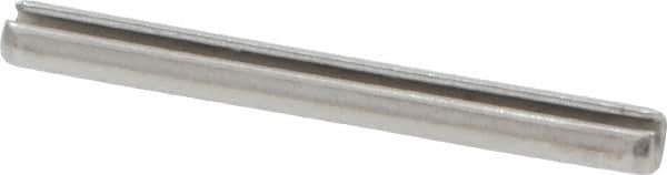 Value Collection - 1/8" Diam x 1-1/4" Long Slotted Spring Pin - Grade 18-8 Stainless Steel - Eagle Tool & Supply