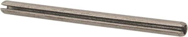 Value Collection - 1/8" Diam x 1-7/8" Long Slotted Spring Pin - Grade 18-8 Stainless Steel - Eagle Tool & Supply