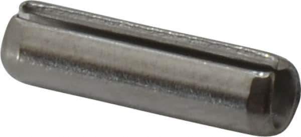 Value Collection - 5/32" Diam x 9/16" Long Slotted Spring Pin - Grade 18-8 Stainless Steel - Eagle Tool & Supply