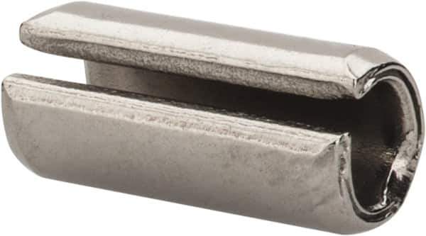 Value Collection - 3/16" Diam x 7/16" Long Slotted Spring Pin - Grade 18-8 Stainless Steel - Eagle Tool & Supply