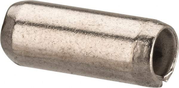Value Collection - 3/16" Diam x 1/2" Long Slotted Spring Pin - Grade 18-8 Stainless Steel - Eagle Tool & Supply