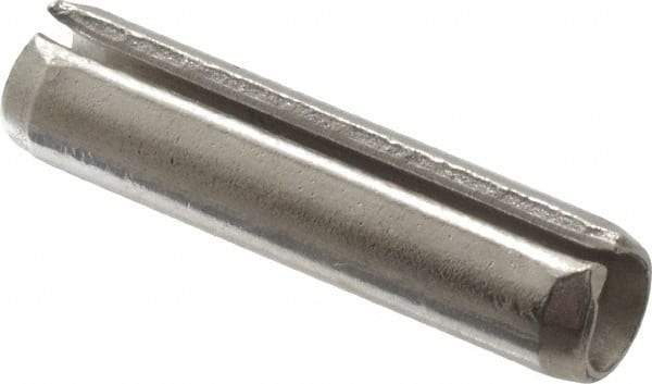 Value Collection - 3/16" Diam x 13/16" Long Slotted Spring Pin - Grade 18-8 Stainless Steel - Eagle Tool & Supply