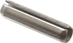 Value Collection - 3/16" Diam x 13/16" Long Slotted Spring Pin - Grade 18-8 Stainless Steel - Eagle Tool & Supply
