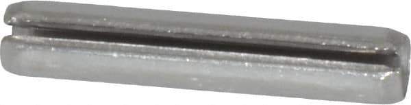 Value Collection - 3/16" Diam x 1" Long Slotted Spring Pin - Grade 18-8 Stainless Steel - Eagle Tool & Supply