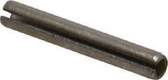 Value Collection - 3/16" Diam x 1-1/4" Long Slotted Spring Pin - Grade 18-8 Stainless Steel - Eagle Tool & Supply