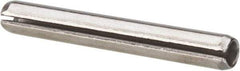 Value Collection - 3/16" Diam x 1-1/2" Long Slotted Spring Pin - Grade 18-8 Stainless Steel - Eagle Tool & Supply