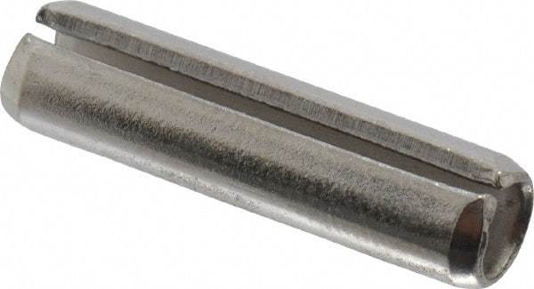 Value Collection - 1/4" Diam x 1" Long Slotted Spring Pin - Grade 18-8 Stainless Steel - Eagle Tool & Supply