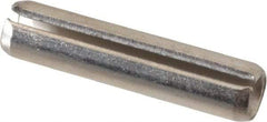 Value Collection - 1/4" Diam x 1-1/8" Long Slotted Spring Pin - Grade 18-8 Stainless Steel - Eagle Tool & Supply