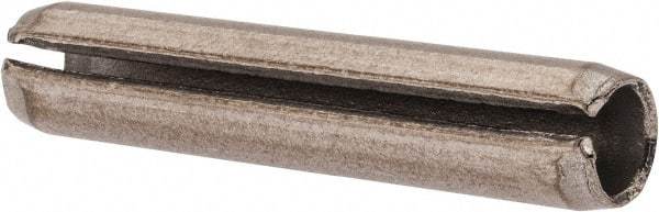Value Collection - 1/4" Diam x 1-1/4" Long Slotted Spring Pin - Grade 18-8 Stainless Steel - Eagle Tool & Supply
