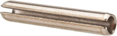 Value Collection - 1/4" Diam x 1-1/2" Long Slotted Spring Pin - Grade 18-8 Stainless Steel - Eagle Tool & Supply