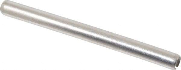 Value Collection - 1/4" Diam x 3" Long Slotted Spring Pin - Grade 18-8 Stainless Steel - Eagle Tool & Supply