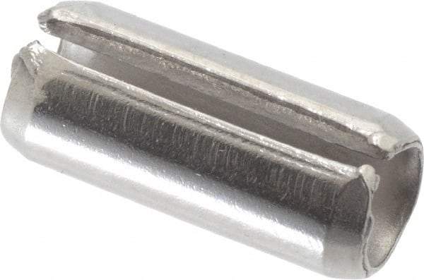 Value Collection - 5/16" Diam x 3/4" Long Slotted Spring Pin - Grade 18-8 Stainless Steel - Eagle Tool & Supply