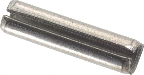 Value Collection - 5/16" Diam x 1-1/4" Long Slotted Spring Pin - Grade 18-8 Stainless Steel - Eagle Tool & Supply