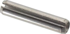 Value Collection - 5/16" Diam x 1-1/2" Long Slotted Spring Pin - Grade 18-8 Stainless Steel - Eagle Tool & Supply