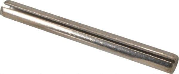 Value Collection - 1/2" Diam x 5" Long Slotted Spring Pin - Grade 18-8 Stainless Steel - Eagle Tool & Supply