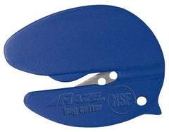 PHC - Fixed Film Cutter - 1/2" Blade, Blue Plastic Handle, 1 Blade Included - Eagle Tool & Supply