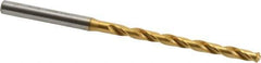 OSG - #24 130° Cobalt Jobber Drill - TiN Finish, Right Hand Cut, Spiral Flute, Straight Shank, 3-7/16" OAL, Standard Point - Eagle Tool & Supply