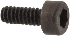 Value Collection - M1.6x0.35 Metric Coarse Hex Socket Drive, Socket Cap Screw - Grade 12.9 Alloy Steel, Black Oxide Finish, Fully Threaded, 4mm Length Under Head - Eagle Tool & Supply
