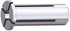 Kennametal - 10mm ID x 25mm OD, 1.417" Head Diam, Slotted Hydraulic Chuck Sleeve - Steel, 2.362" Length Under Head, Through Coolant - Exact Industrial Supply