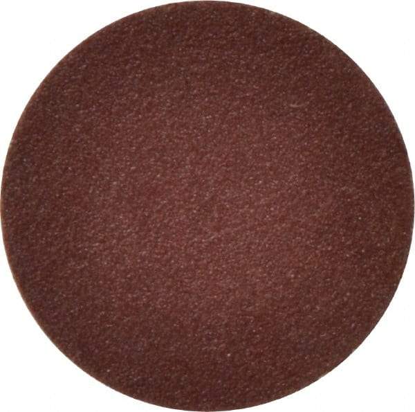 Merit Abrasives - 1-1/2" Disc Diam, 100 Grit, Aluminum Oxide Quick Change Disc - Type S Attaching System, Coated, Maroon, Fine Grade, 30,000 RPM - Eagle Tool & Supply