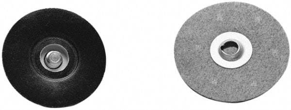 Merit Abrasives - 3" Disc Diam, 40 Grit, Ceramic Quick Change Disc - Type S Attaching System, Coated, Coarse Grade, 20,000 RPM - Eagle Tool & Supply