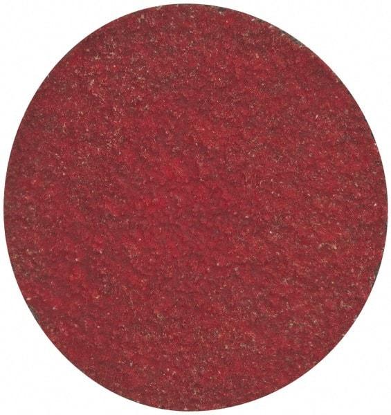 Merit Abrasives - 1-1/2" Disc Diam, 60 Grit, Ceramic Quick Change Disc - Type R Attaching System, Coated, Medium Grade, 30,000 RPM - Eagle Tool & Supply