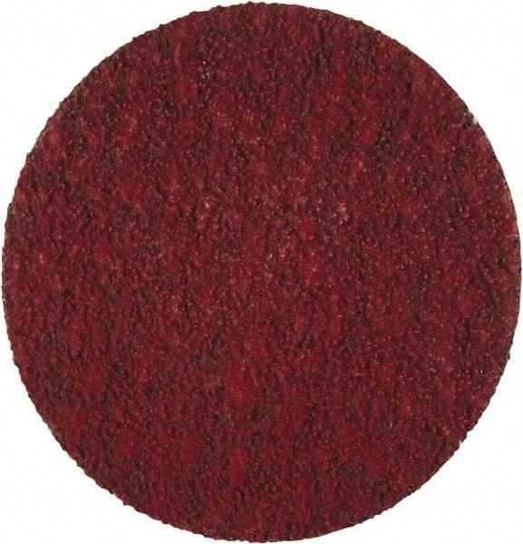 Merit Abrasives - 1-1/2" Disc Diam, 80 Grit, Ceramic Quick Change Disc - Type R Attaching System, Coated, Medium Grade, 30,000 RPM - Eagle Tool & Supply