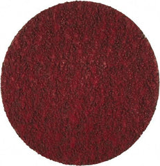 Merit Abrasives - 1-1/2" Disc Diam, 80 Grit, Ceramic Quick Change Disc - Type R Attaching System, Coated, Medium Grade, 30,000 RPM - Eagle Tool & Supply