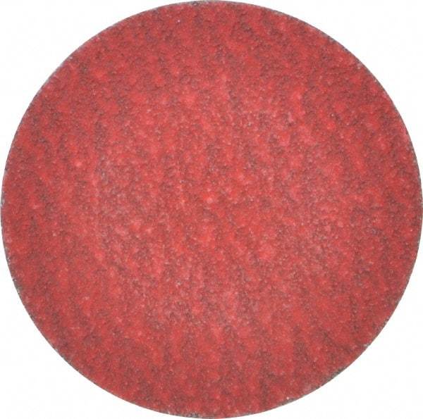 Merit Abrasives - 2" Disc Diam, 80 Grit, Ceramic Quick Change Disc - Type R Attaching System, Coated, Medium Grade, 30,000 RPM - Eagle Tool & Supply