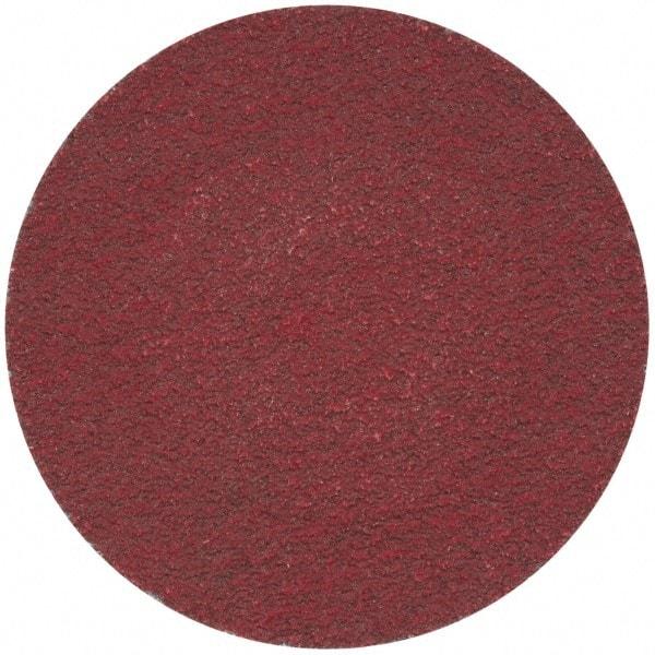 Merit Abrasives - 2" Disc Diam, 100 Grit, Ceramic Quick Change Disc - Type R Attaching System, Coated, Fine Grade, 30,000 RPM - Eagle Tool & Supply