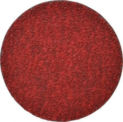 Merit Abrasives - 3" Disc Diam, 36 Grit, Ceramic Quick Change Disc - Type R Attaching System, Coated, Very Coarse Grade, 20,000 RPM - Eagle Tool & Supply